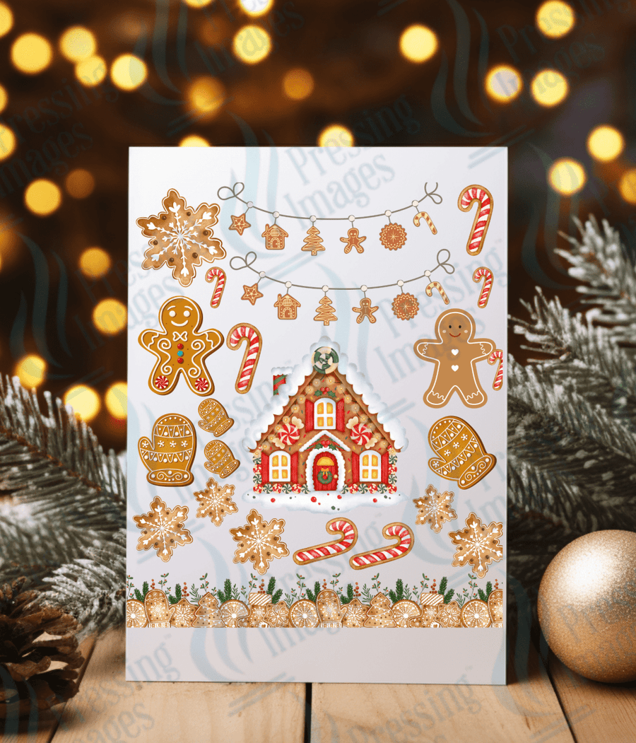 UVS 1855 Gingerbread house - Pressing Images