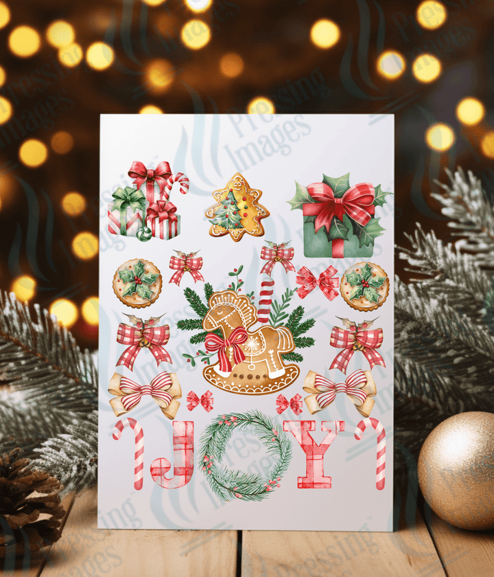 UVS 1856 Gingerbread rocking horse - Pressing Images