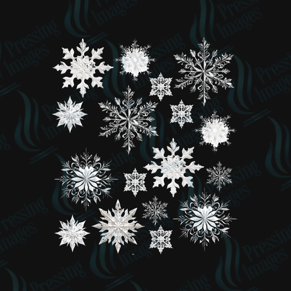UVS 1876 Snowflakes - Pressing Images
