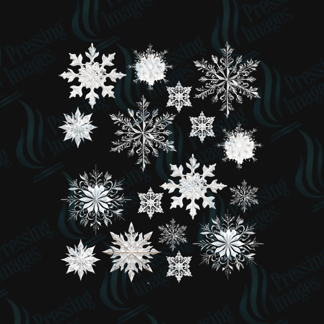 UVS 1876 Snowflakes - Pressing Images