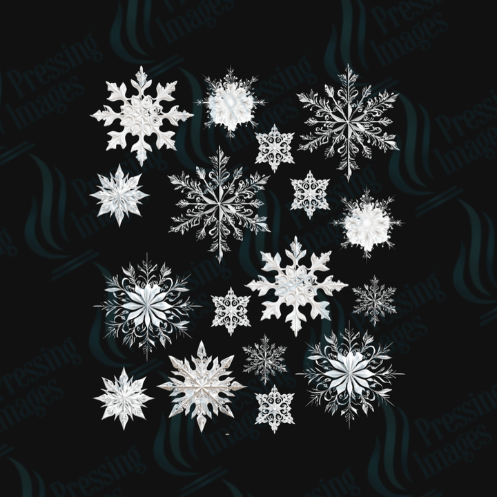 UVS 1876 Snowflakes - Pressing Images