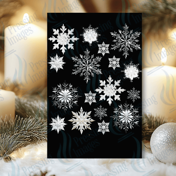 UVS 1876 Snowflakes - Pressing Images