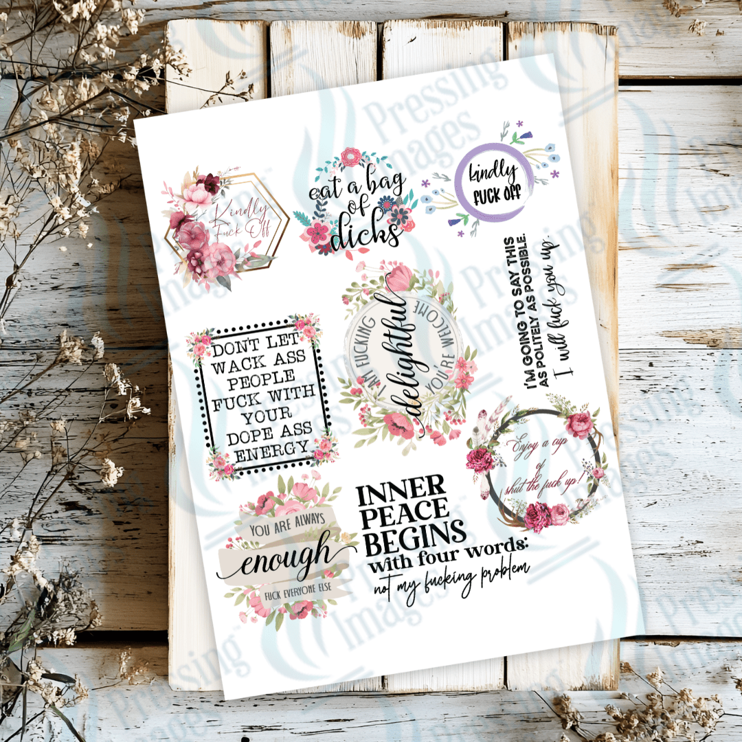 UVS 1880 Adult sayings - Pressing Images