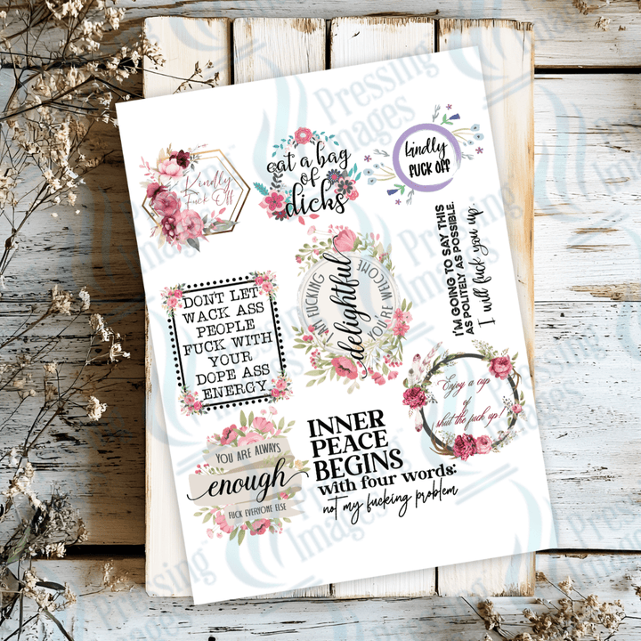 UVS 1880 Adult sayings - Pressing Images