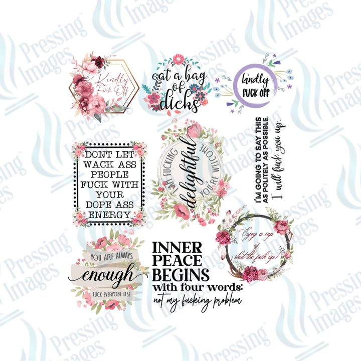 UVS 1880 Adult sayings - Pressing Images