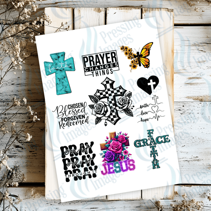 UVS 1890 Faith prayer changes things - Pressing Images