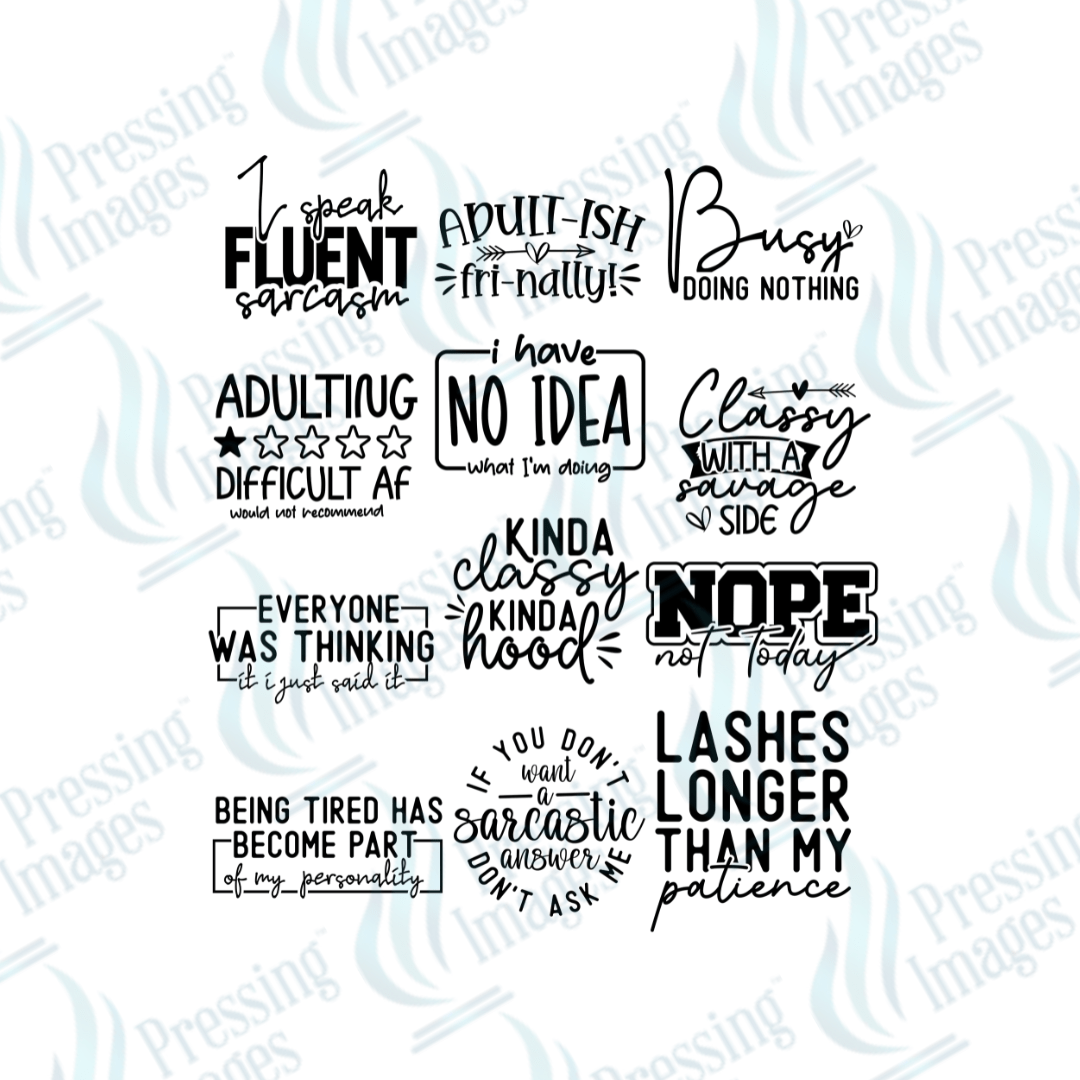 UVS 1893 Black quotes - Pressing Images