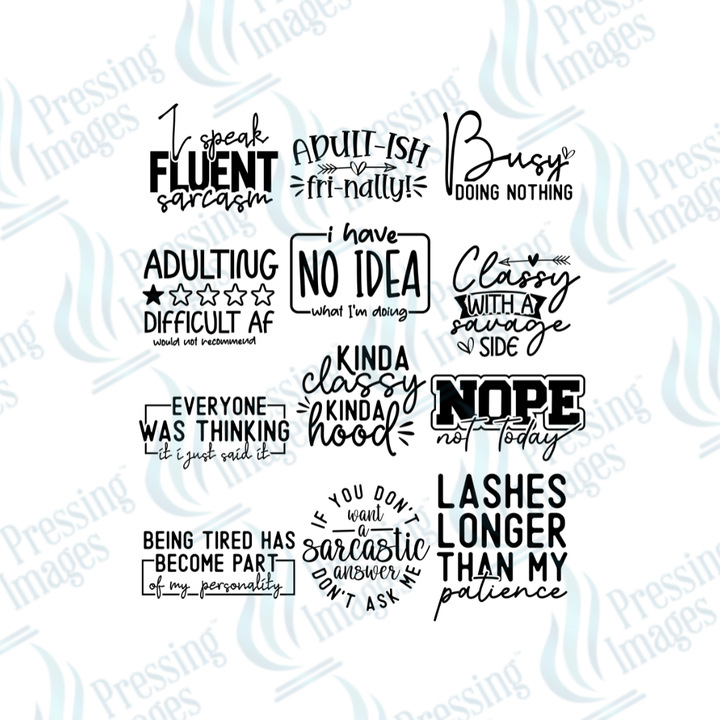 UVS 1893 Black quotes - Pressing Images