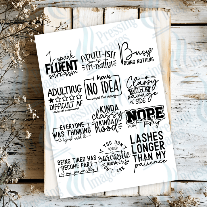 UVS 1893 Black quotes - Pressing Images