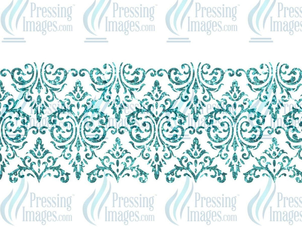 UVW 1142 Green glitter design - Pressing Images