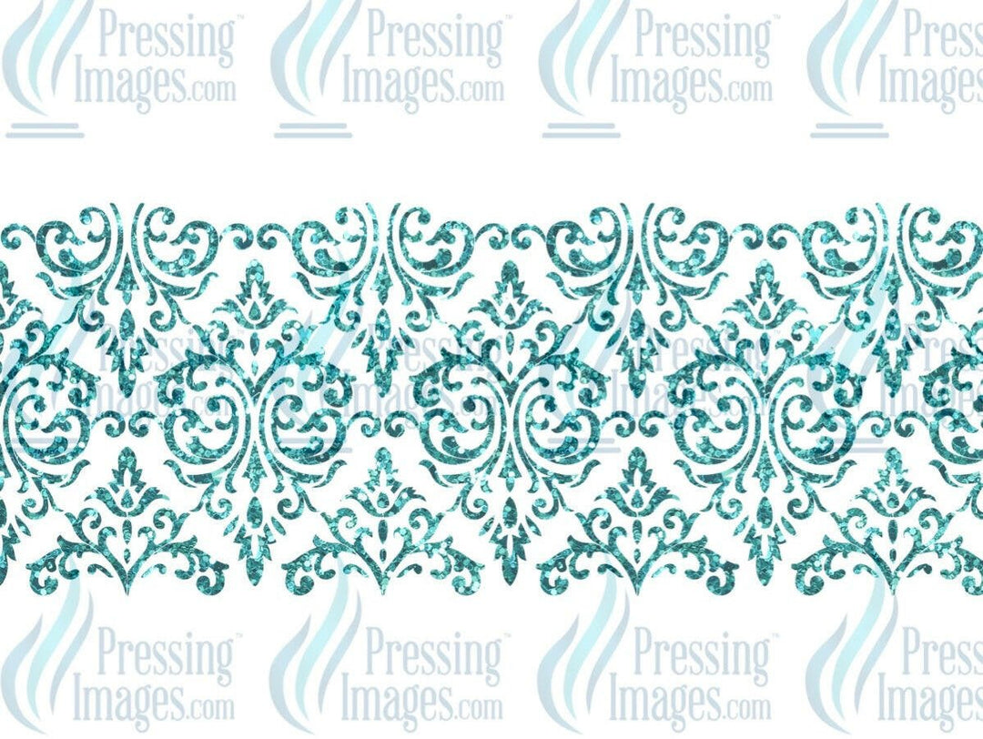 UVW 1142 Green glitter design - Pressing Images