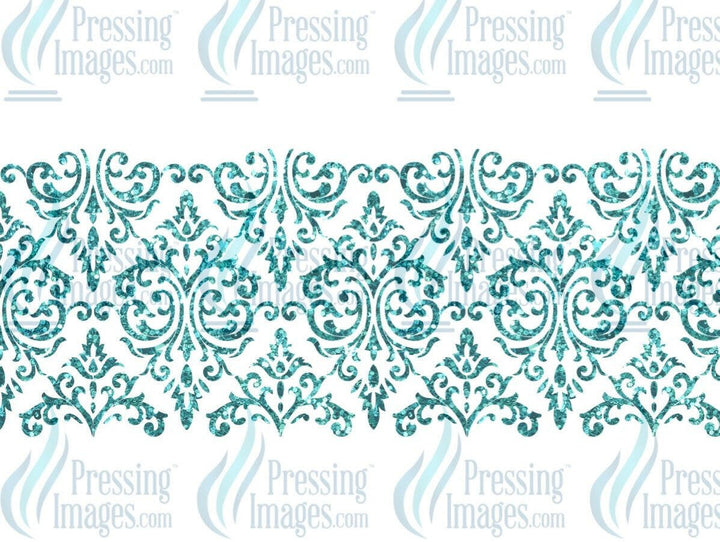 UVW 1142 Green glitter design - Pressing Images