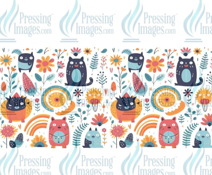 UVW 1161 Boho cat - Pressing Images