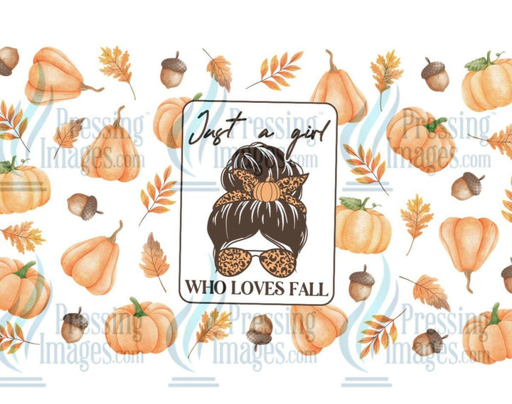 UVW 1180 Just a girl who loves fall - Pressing Images