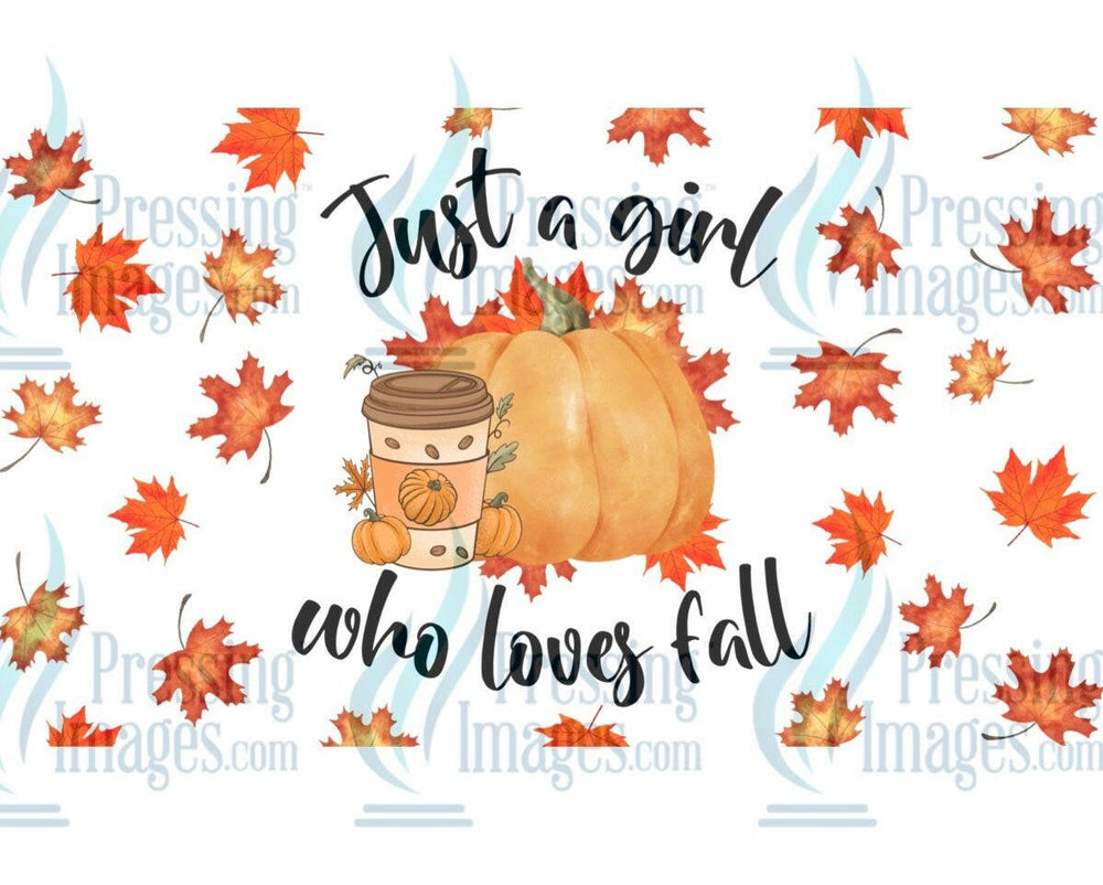 UVW 1181 Just a girl who loves fall - Pressing Images