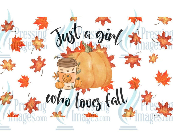 UVW 1181 Just a girl who loves fall - Pressing Images