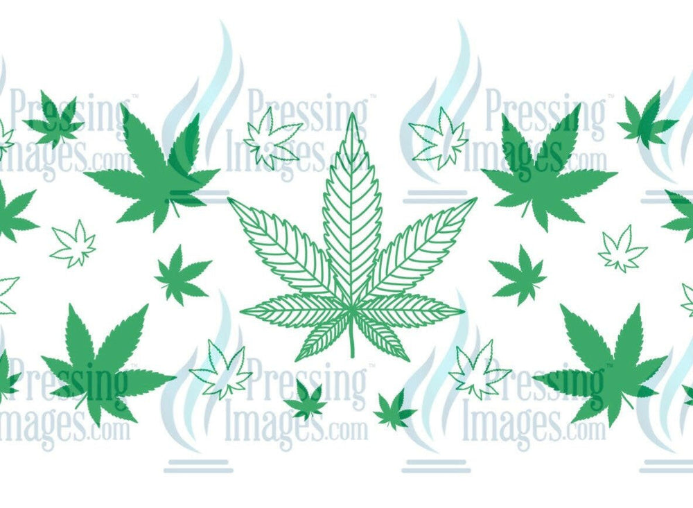 UVW 1208 weed leaf - Pressing Images