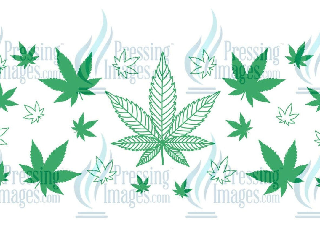 UVW 1208 weed leaf - Pressing Images