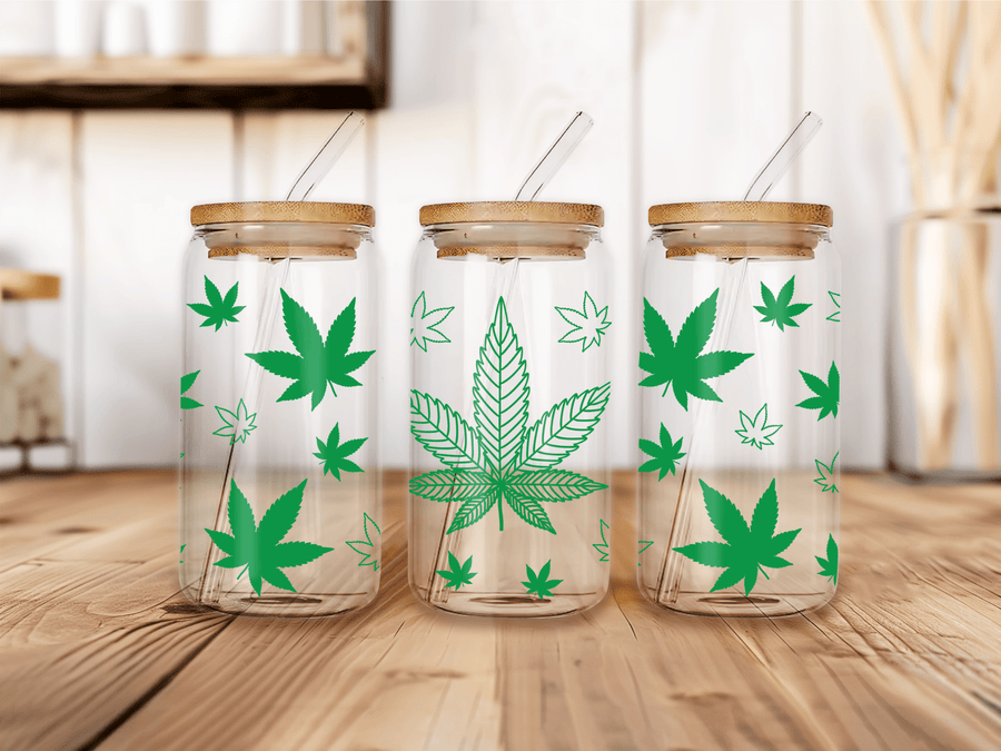 UVW 1208 weed leaf - Pressing Images