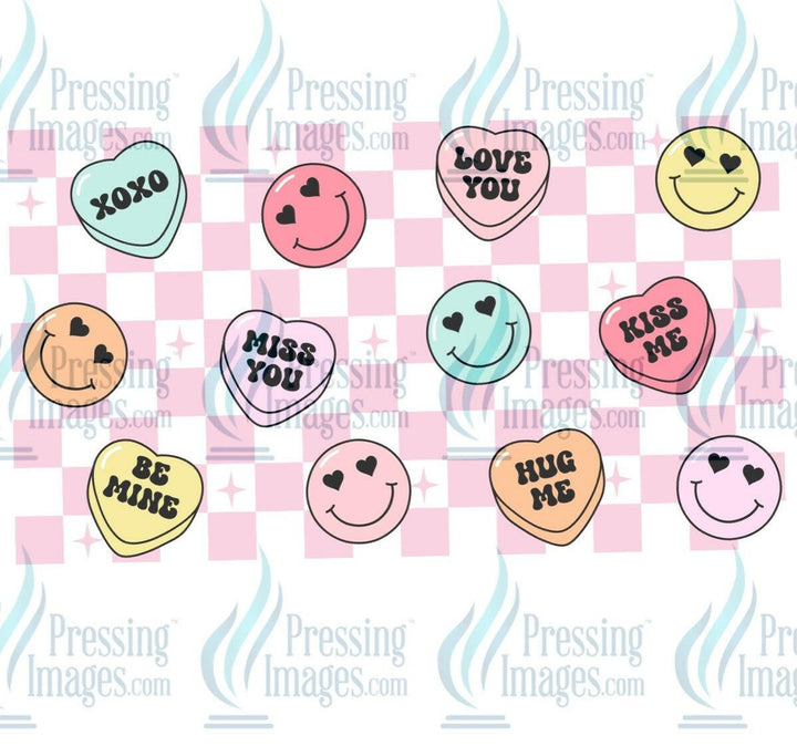 UVW 1218 Candy hearts - Pressing Images