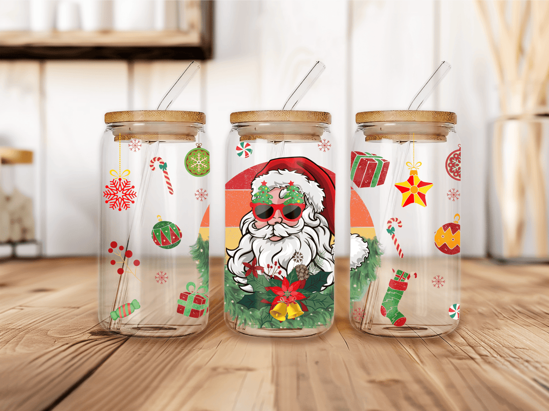 UVW 1224 Retro Santa - Pressing Images