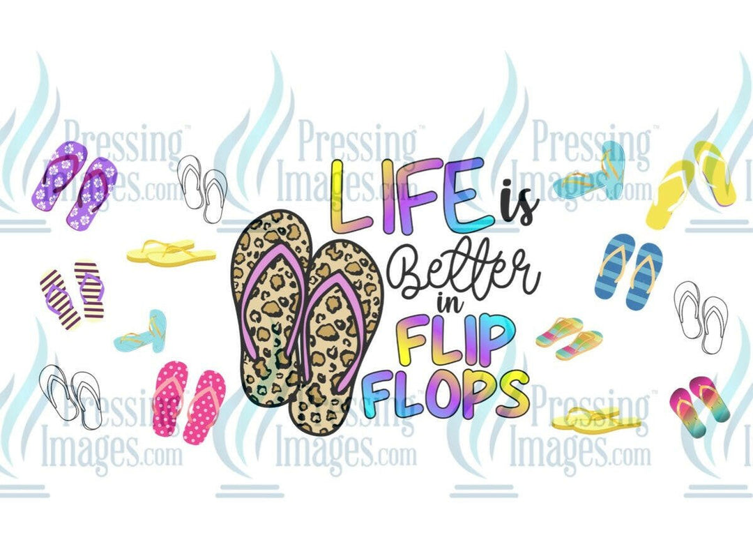 UVW 1251 life is better in flip flops - Pressing Images