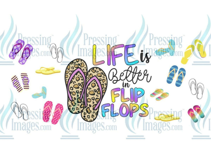 UVW 1251 life is better in flip flops - Pressing Images