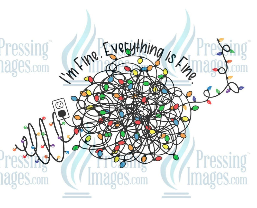 UVW 1253 I’m fine everything is fine - Pressing Images