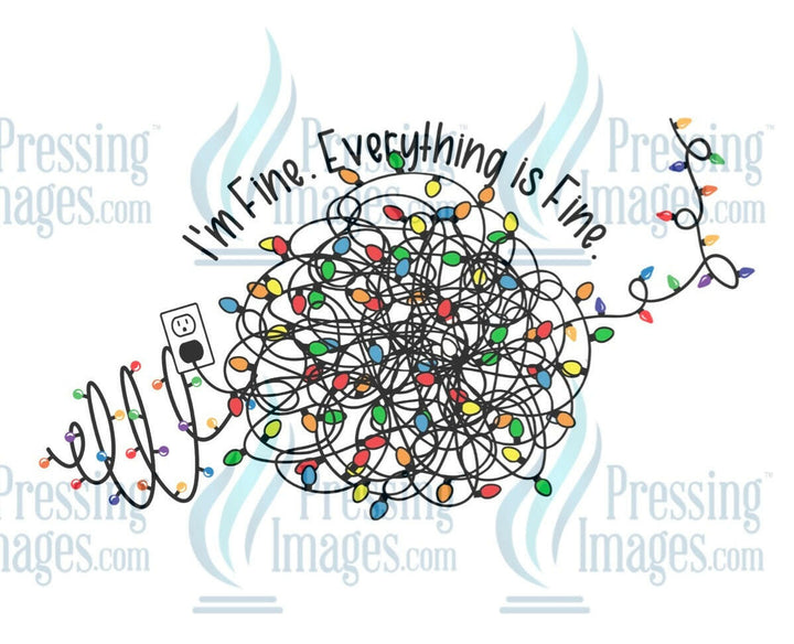 UVW 1253 I’m fine everything is fine - Pressing Images