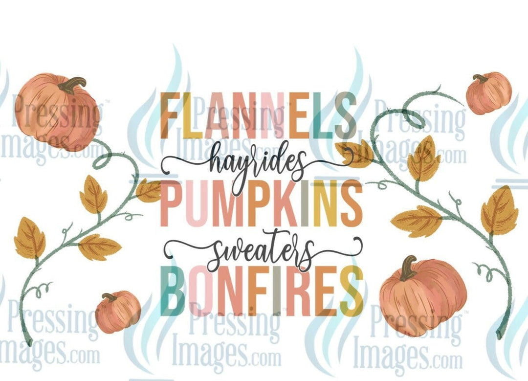 UVW 1256 Flannels pumpkins bonfires - Pressing Images