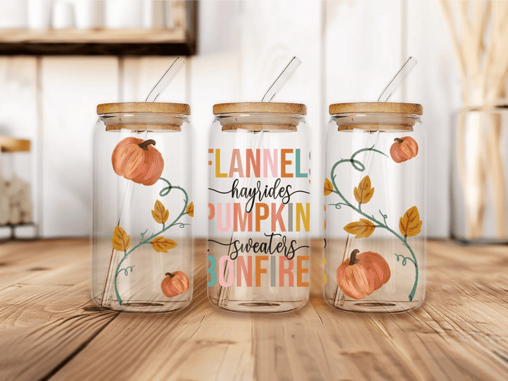 UVW 1256 Flannels pumpkins bonfires - Pressing Images