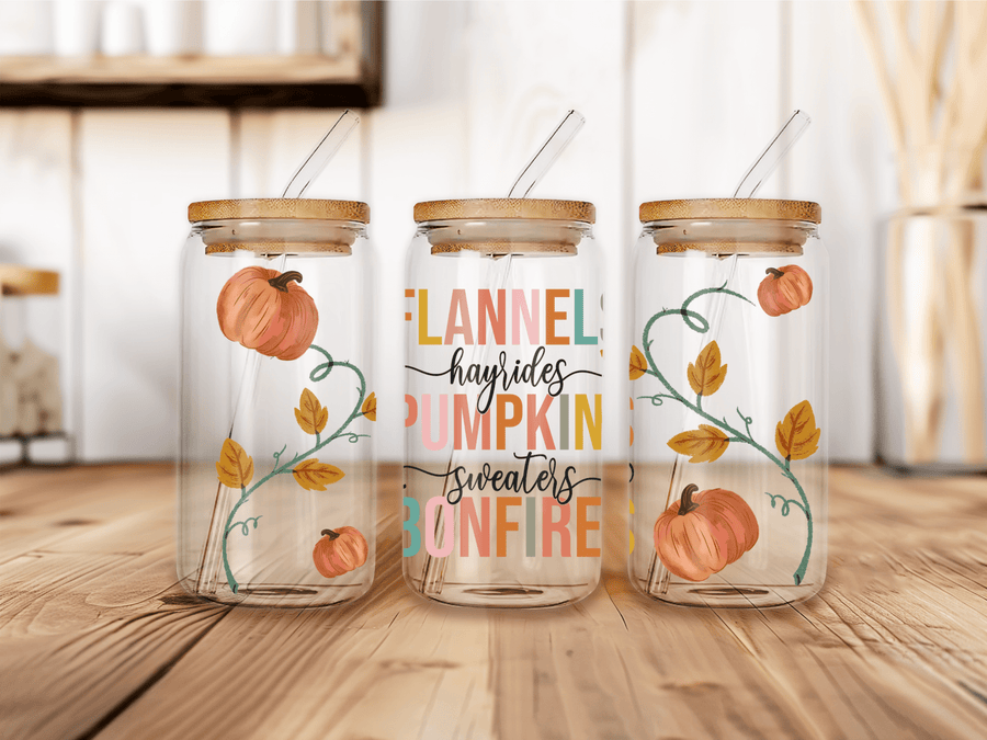 UVW 1256 Flannels pumpkins bonfires - Pressing Images