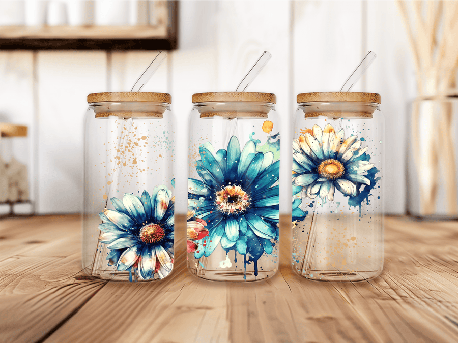 UVW 1260 Blue Daisy - Pressing Images