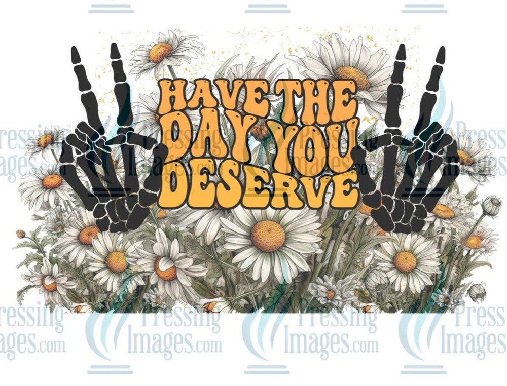 UVW 1261 Have the day you deserve peace - Pressing Images