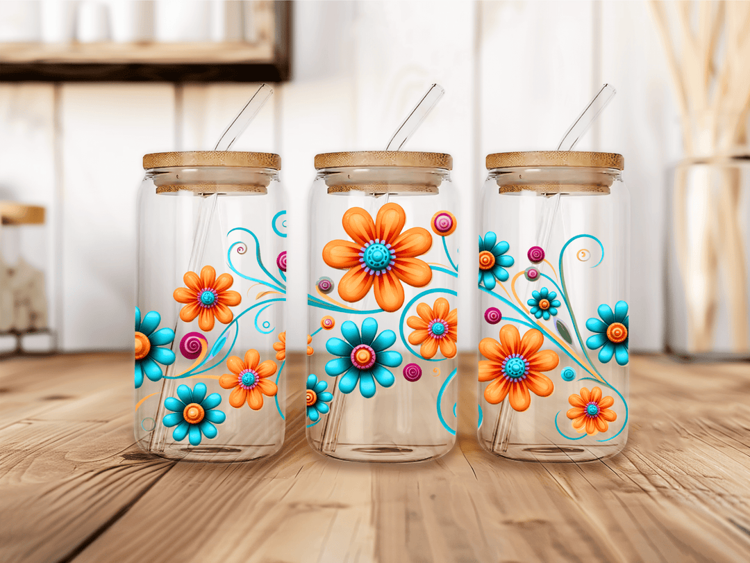 UVW 1274 Groovy flower - Pressing Images