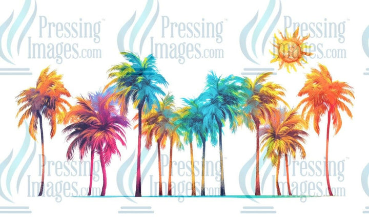 UVW 1278 Palm trees - Pressing Images
