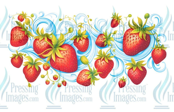 UVW 1281 Strawberries - Pressing Images