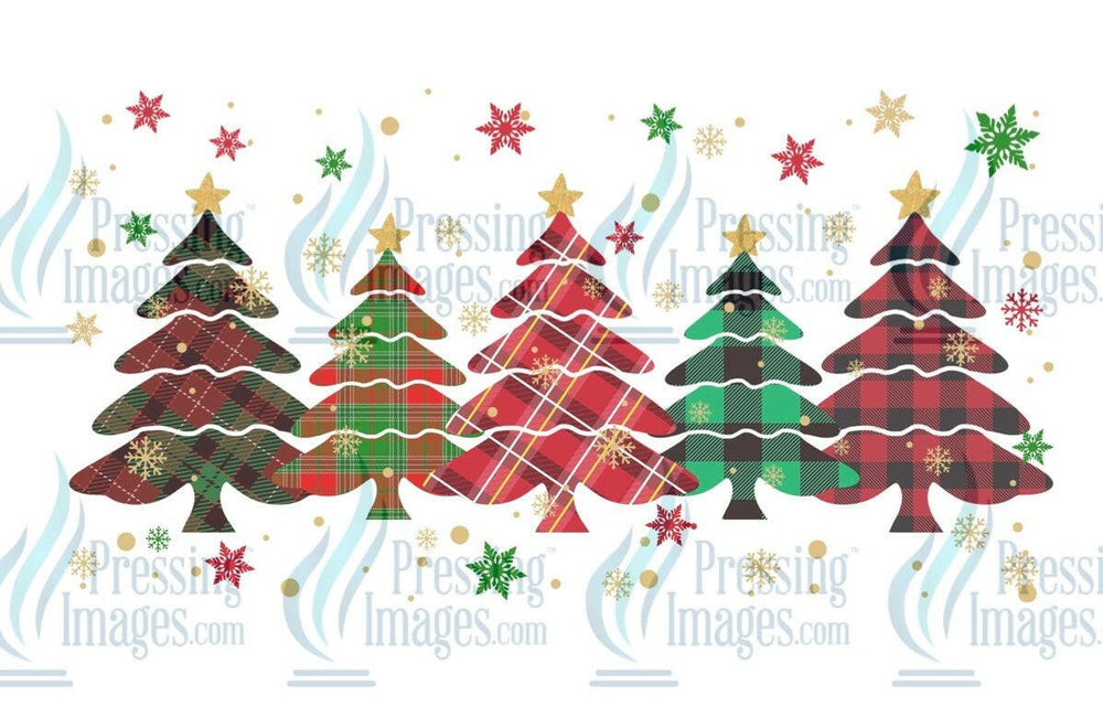 UVW 1307 Plaid Christmas tree - Pressing Images