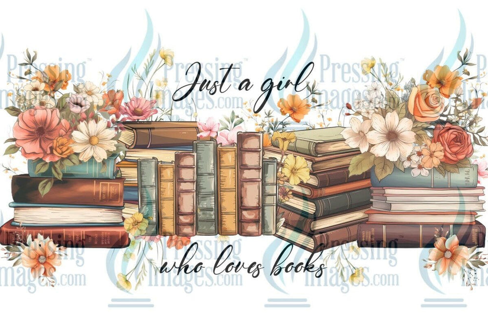 UVW 1311 just a girl who loves books - Pressing Images