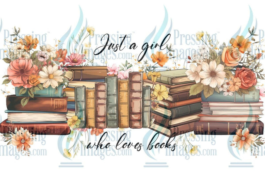 UVW 1311 just a girl who loves books - Pressing Images