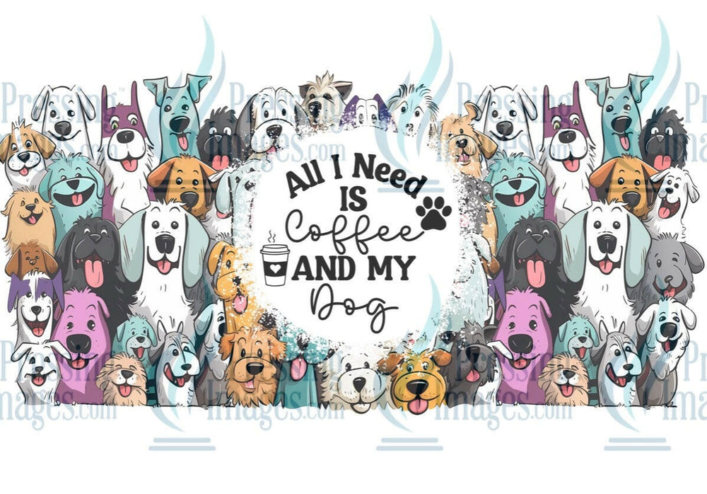UVW 1319 All I need is coffee/dogs - Pressing Images
