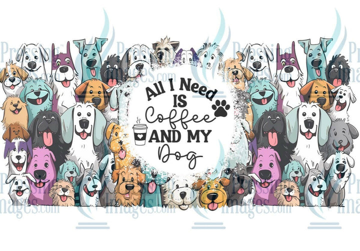 UVW 1319 All I need is coffee/dogs - Pressing Images