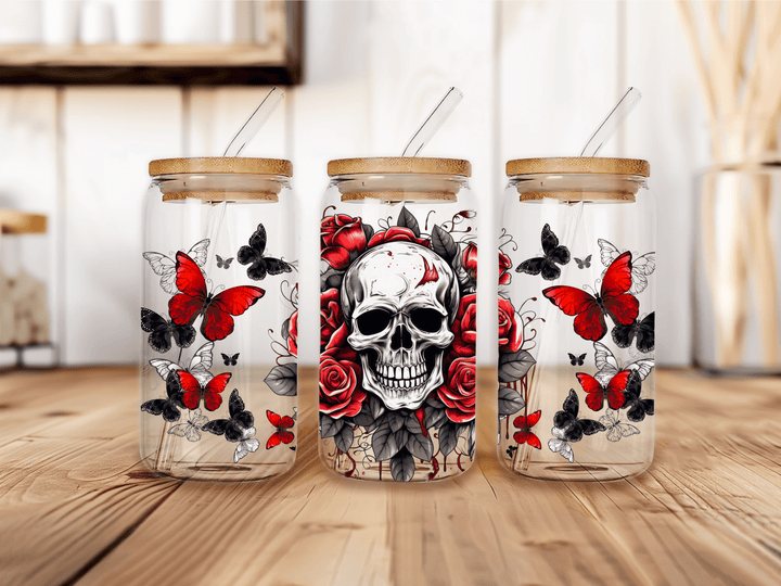 UVW 1326 Skull and roses - Pressing Images