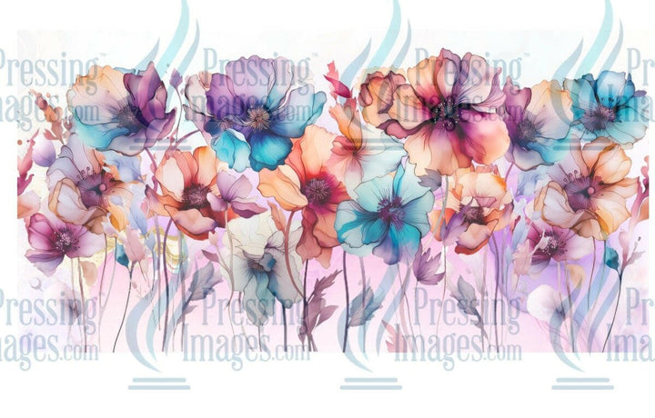 UVW 1332 Ink floral - Pressing Images