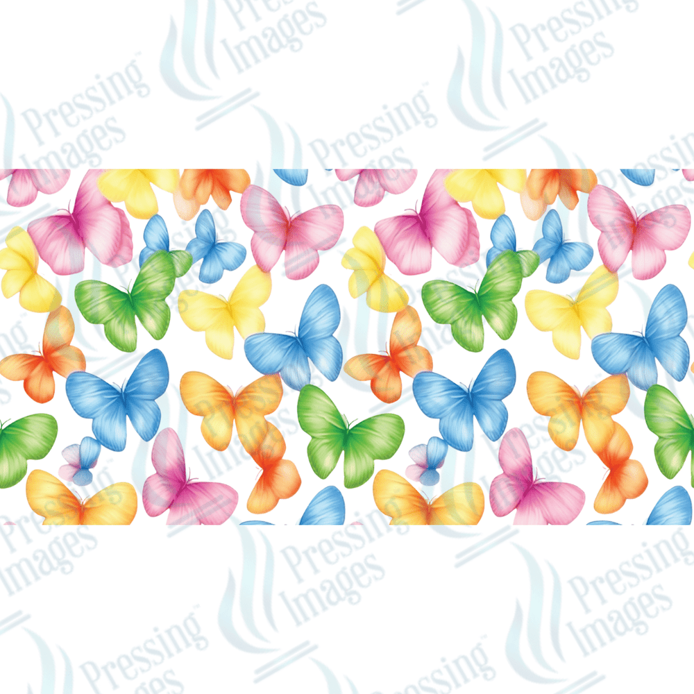 UVW 1333 Floral butterfly - Pressing Images