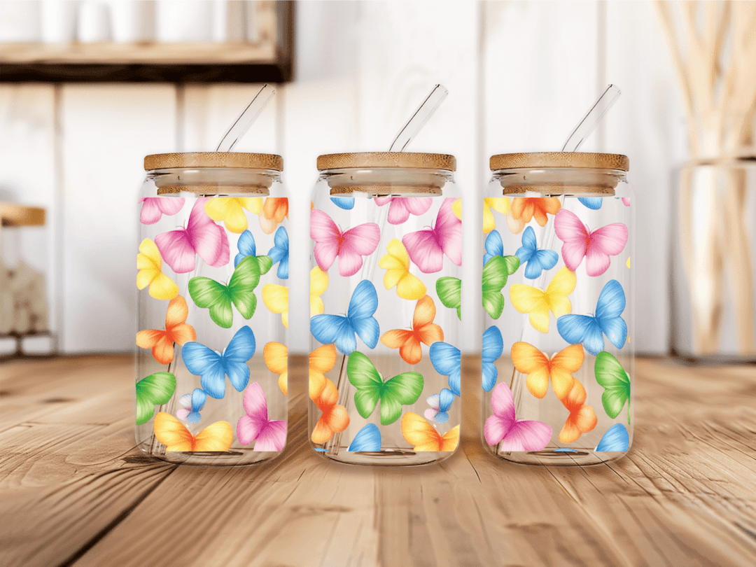 UVW 1333 Floral butterfly - Pressing Images