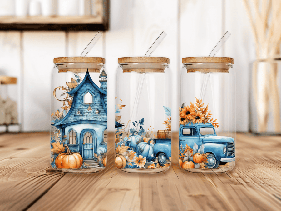 UVW 1336 Blue fall house - Pressing Images