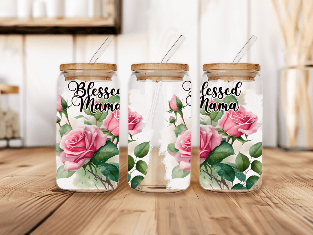 UVW 1346 Pink rose blessed mama - Pressing Images
