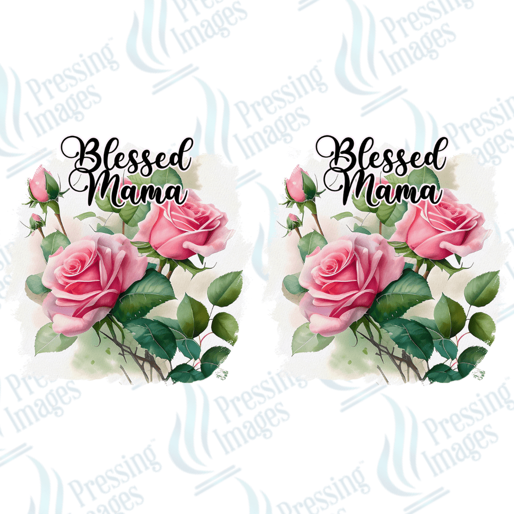 UVW 1346 Pink rose blessed mama - Pressing Images