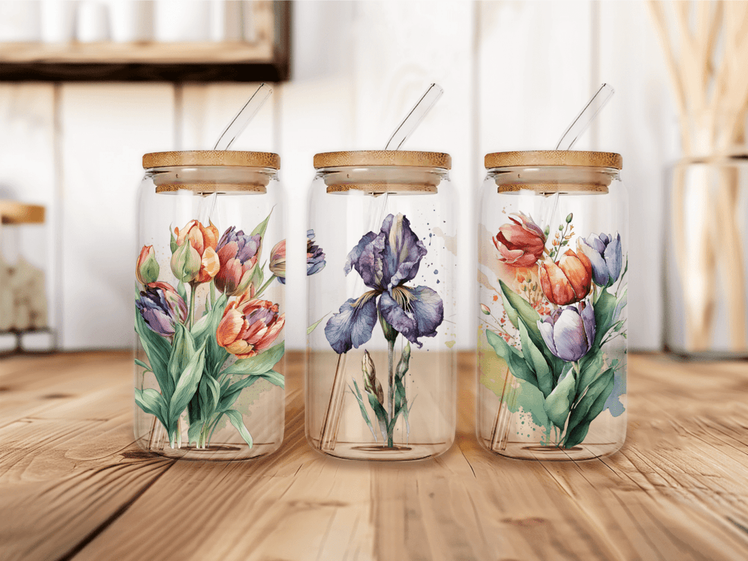 UVW 1349 Iris floral - Pressing Images